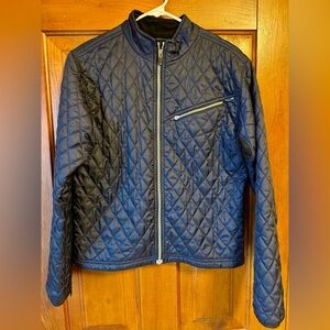 Obermeyer Navy Ladies Quilted Vented Winter Snow Jacket